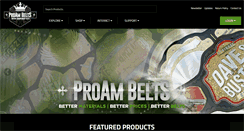 Desktop Screenshot of proambelts.com